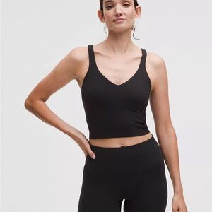lululemon athletica Black Tank Top